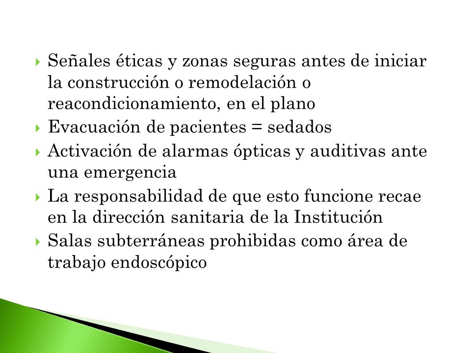 Señales éticas y zonas seguras antes de iniciar la construcción o remodelación o reacondicionamiento, en el plano