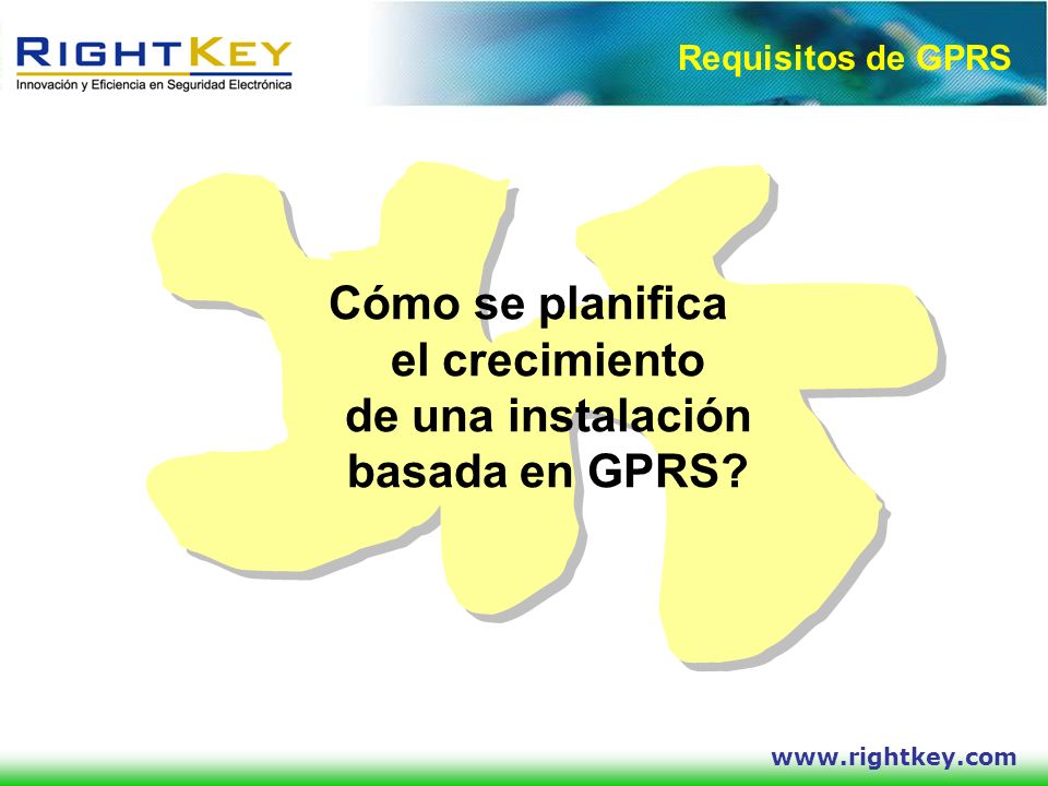 Cómo se planifica el crecimiento de una instalación basada en GPRS