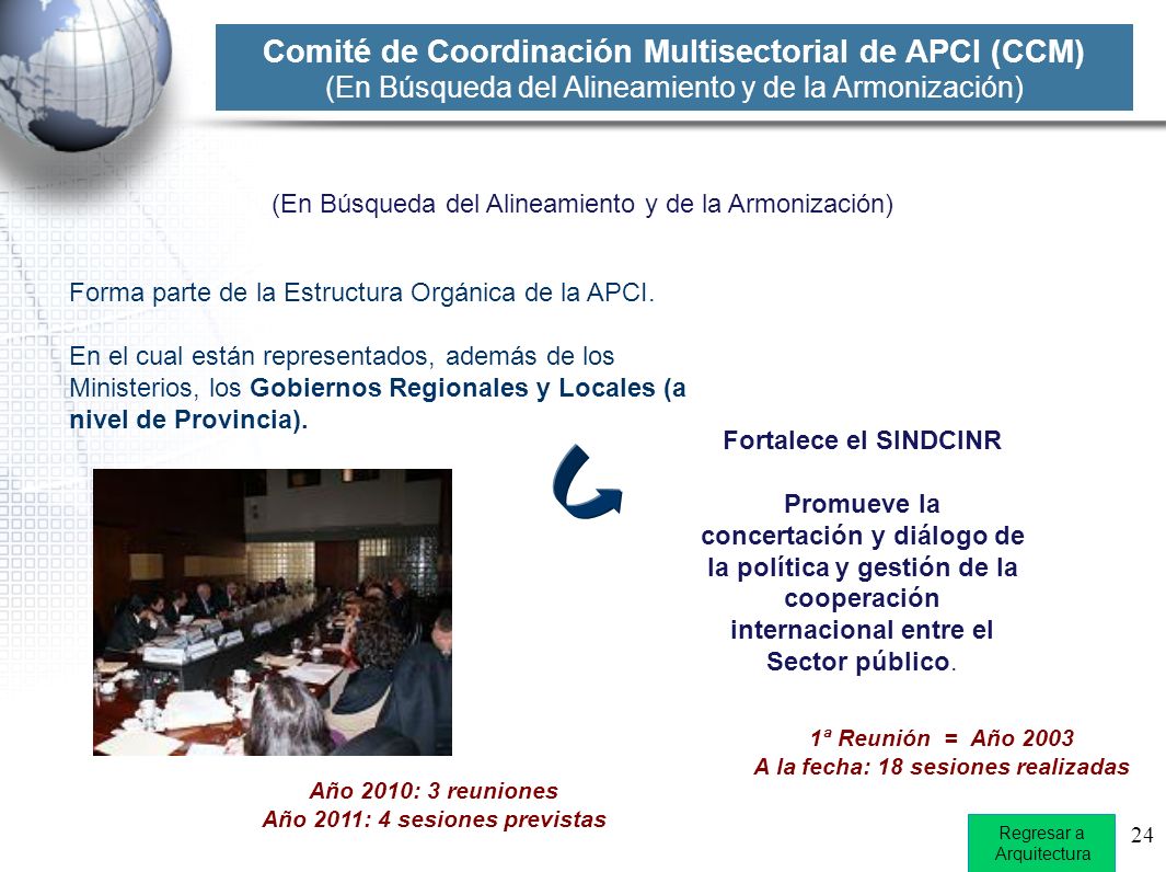 Comité de Coordinación Multisectorial de APCI (CCM)