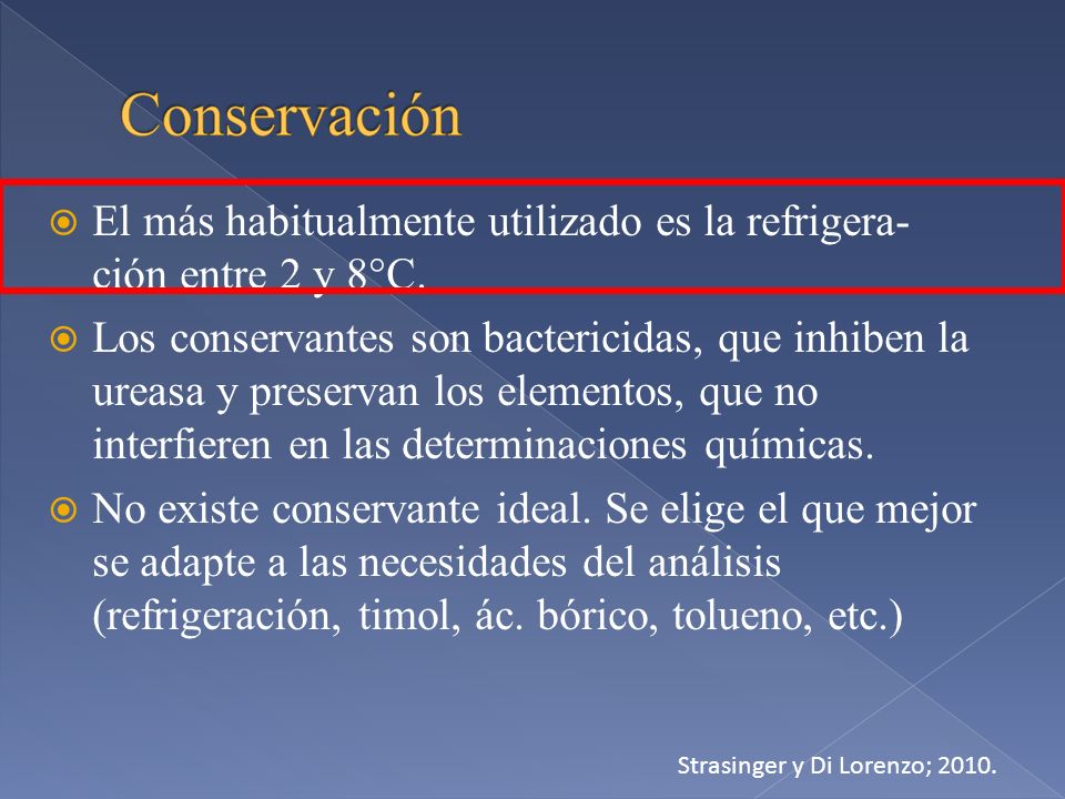 El más habitualmente utilizado es la refrigera- ción entre 2 y 8°C.
