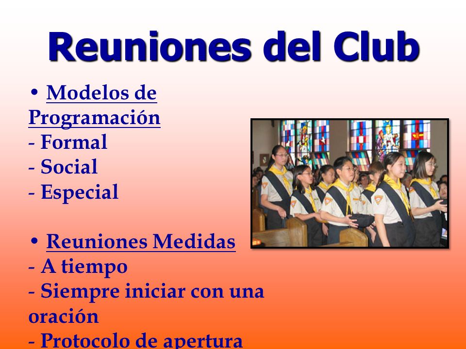 Reuniones del Club Modelos de Programación Formal Social Especial