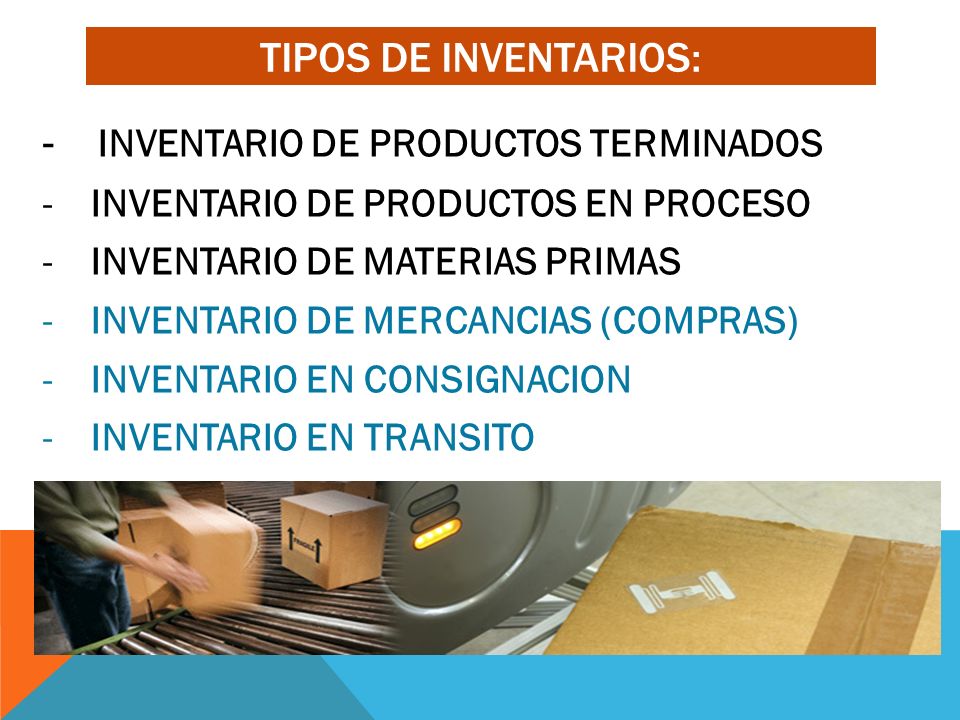 - INVENTARIO DE PRODUCTOS TERMINADOS