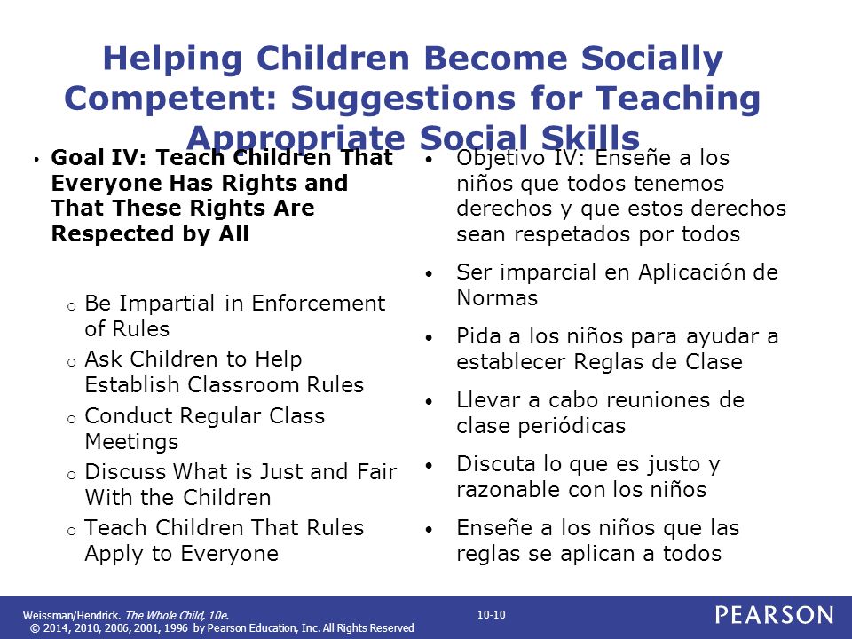 Helping Children Become Socially Competent: Suggestions for Teaching Appropriate Social Skills