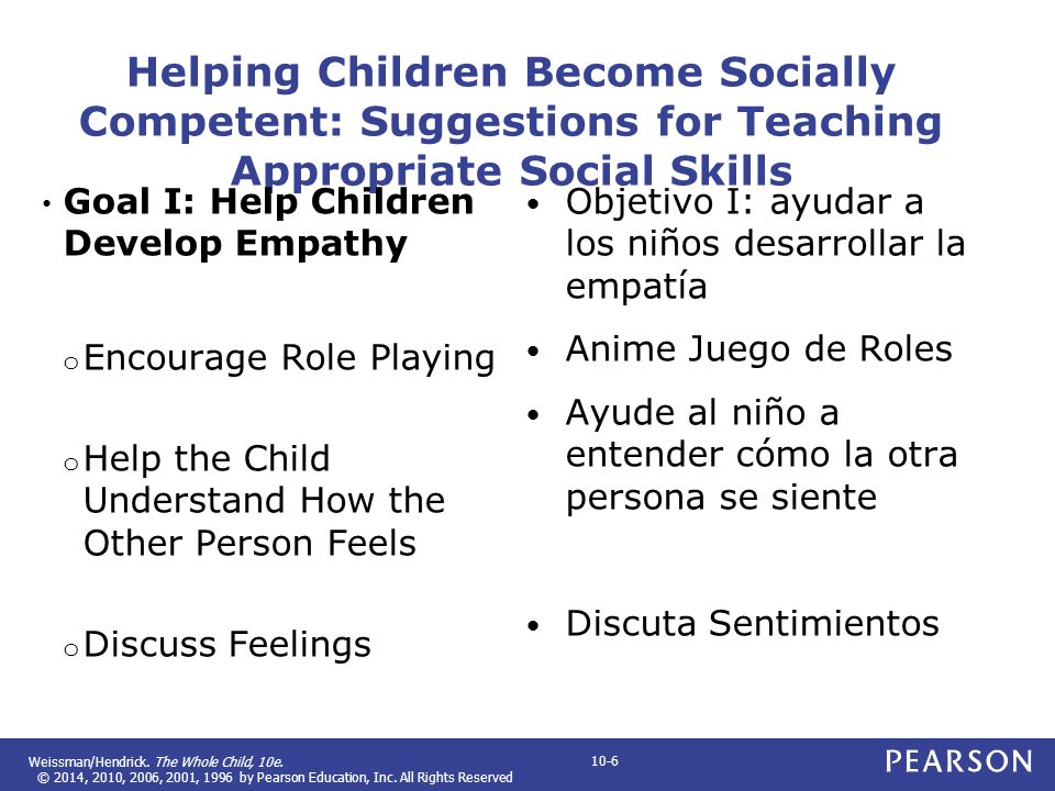 Helping Children Become Socially Competent: Suggestions for Teaching Appropriate Social Skills