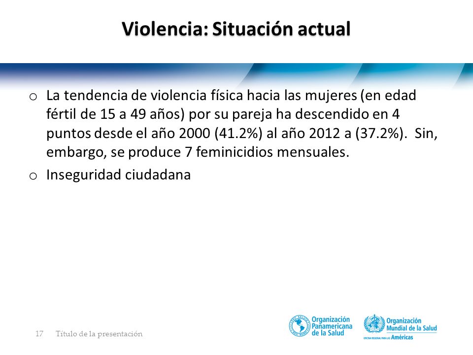 Logros Violencia. Participación en Informe Mundial de Prevención de la Violencia Interpersonal,