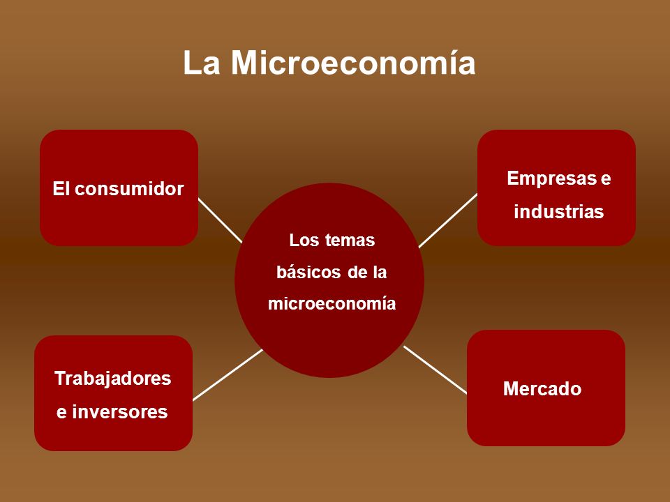 Los temas básicos de la microeconomía Trabajadores e inversores