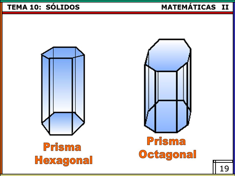 Prisma Octagonal Prisma Hexagonal