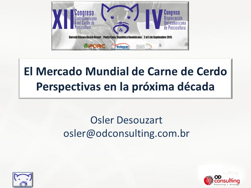 El Mercado Mundial de Carne de Cerdo Perspectivas en la próxima década