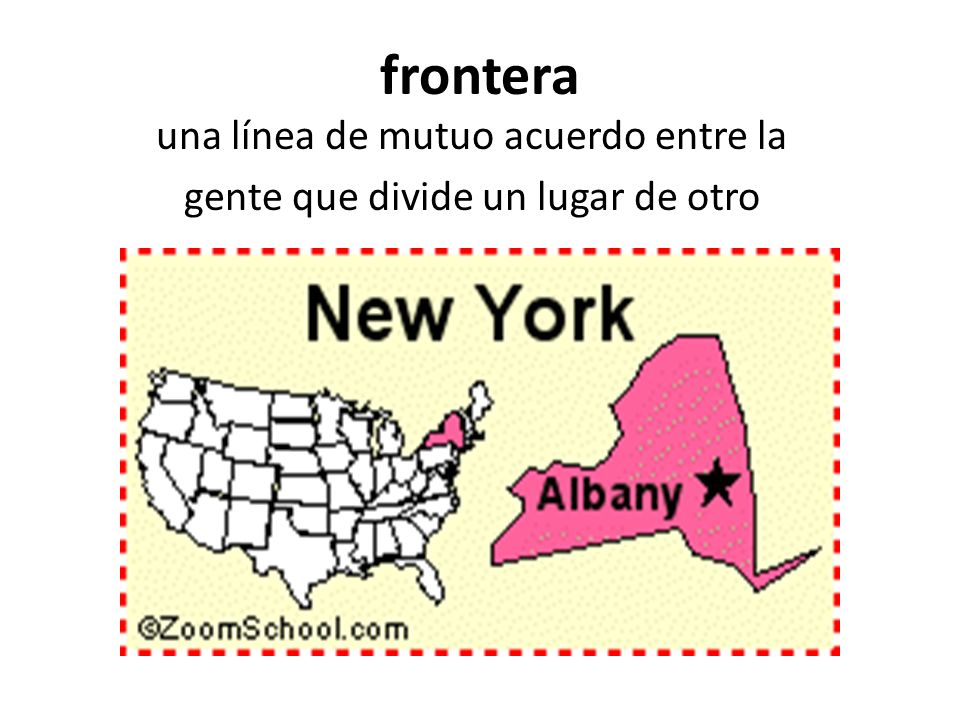 una línea de mutuo acuerdo entre la gente que divide un lugar de otro