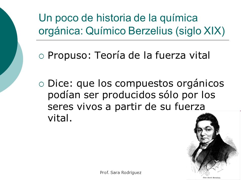 Un poco de historia de la química orgánica: Químico Berzelius (siglo XIX)