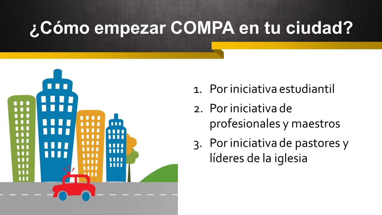 ¿Cómo empezar COMPA en tu ciudad