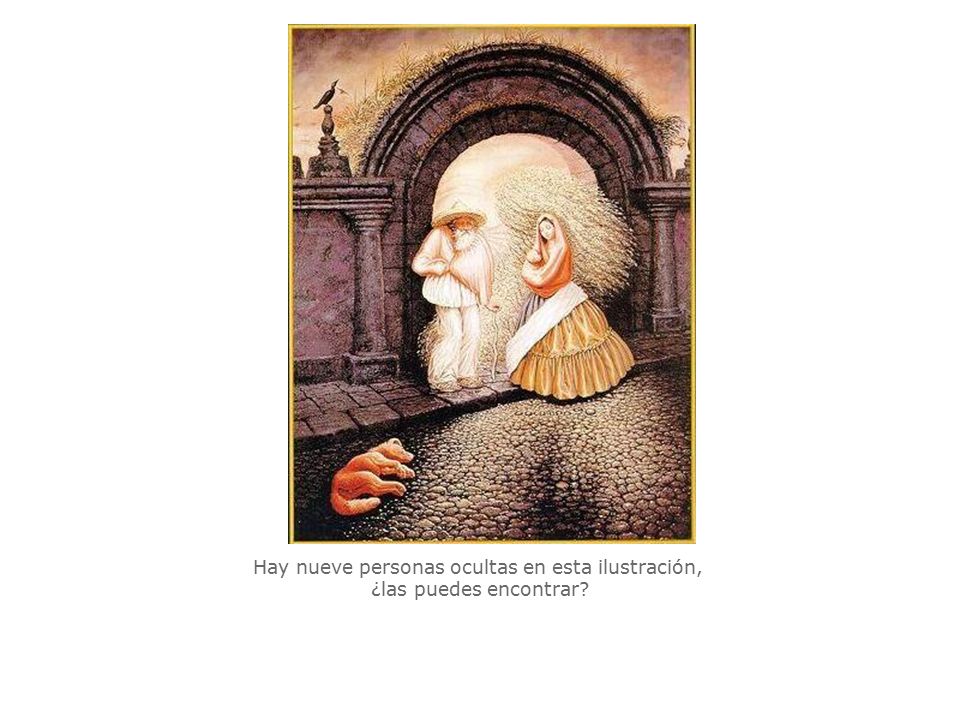 Hay nueve personas ocultas en esta ilustración, ¿las puedes encontrar
