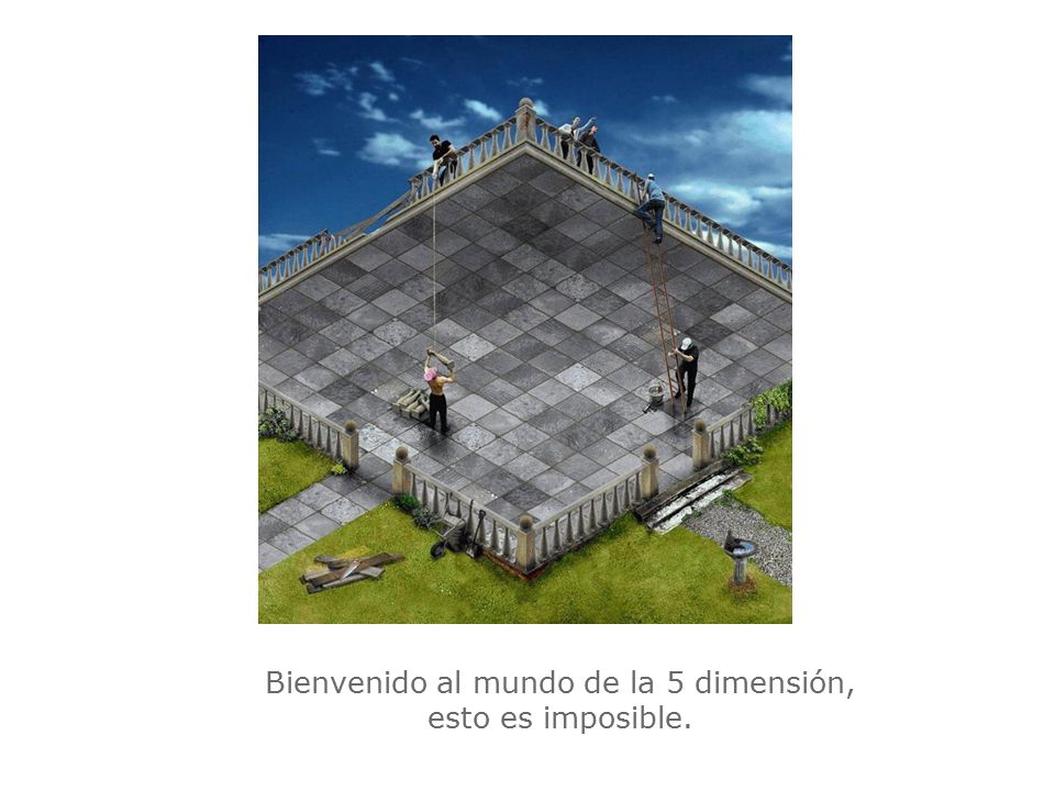 Bienvenido al mundo de la 5 dimensión, esto es imposible.