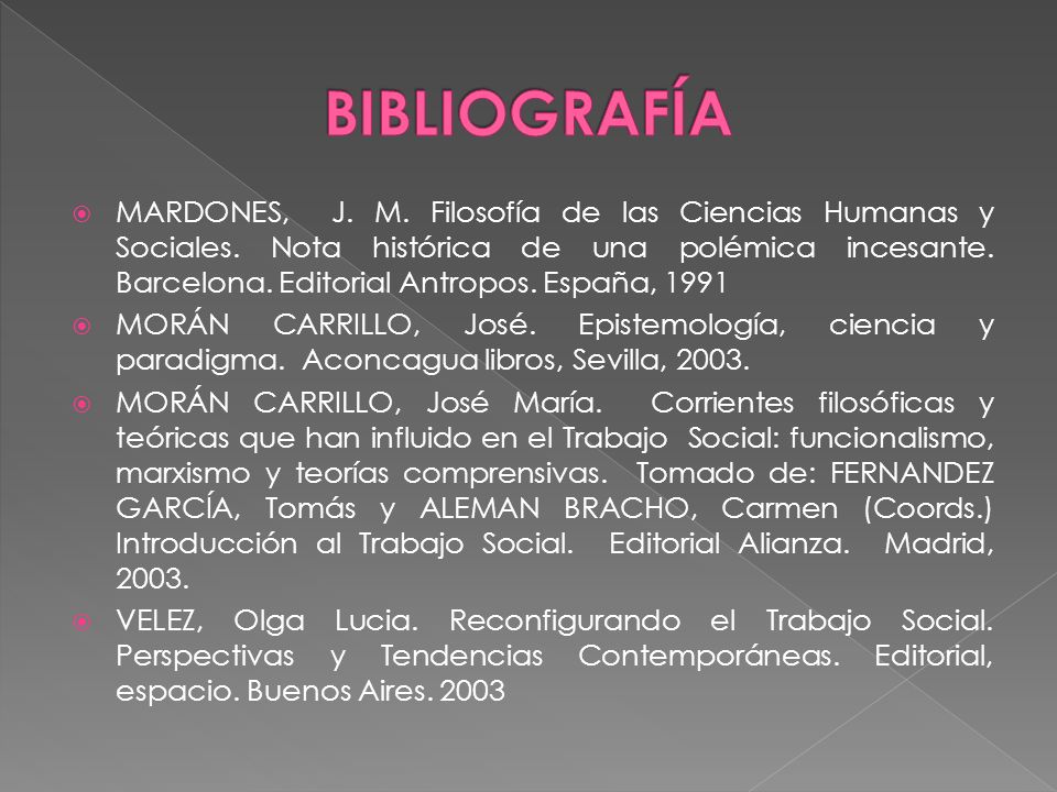 BIBLIOGRAFÍA