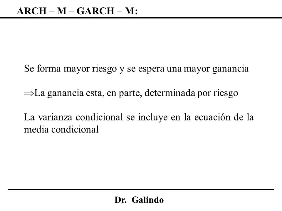 Se forma mayor riesgo y se espera una mayor ganancia