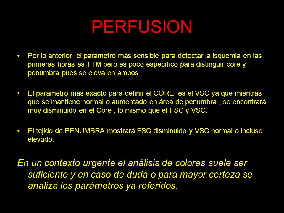 PERFUSION