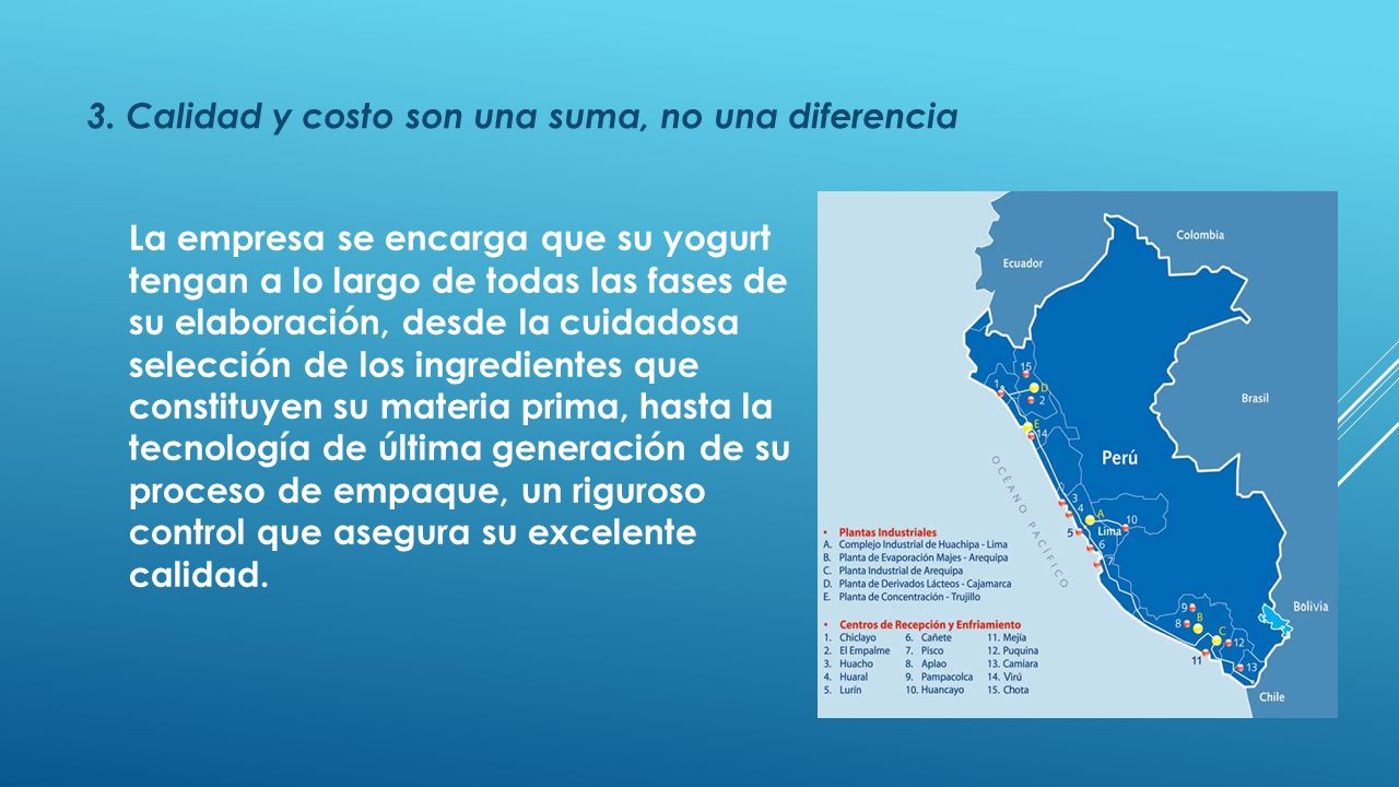 3. Calidad y costo son una suma, no una diferencia