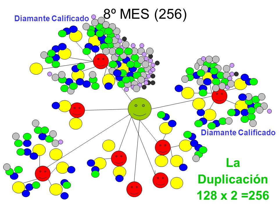 8º MES (256) La Duplicación 128 x 2 =256 Diamante Calificado