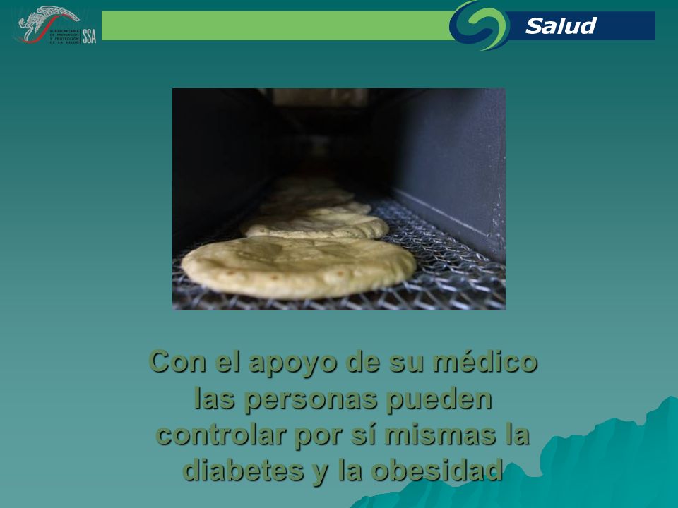 Con el apoyo de su médico las personas pueden controlar por sí mismas la diabetes y la obesidad