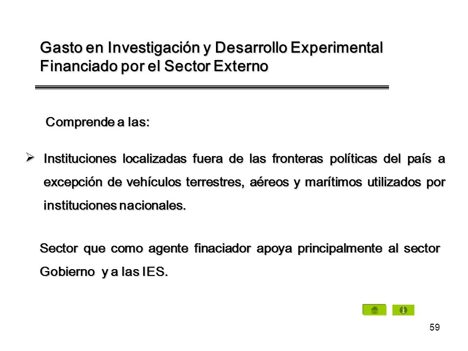 Gasto en Investigación y Desarrollo Experimental Financiado por el Sector Externo