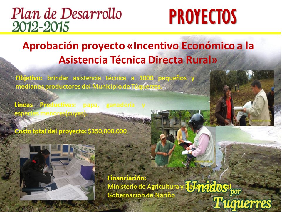 PROYECTOS Aprobación proyecto «Incentivo Económico a la Asistencia Técnica Directa Rural»