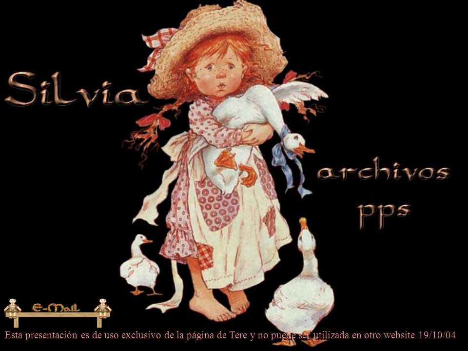Esta presentación es de uso exclusivo de la página de Tere y no puede ser utilizada en otro website 19/10/04