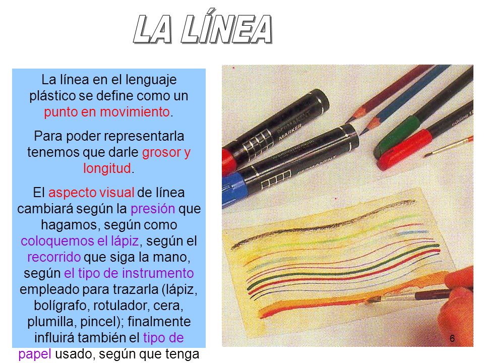 Para poder representarla tenemos que darle grosor y longitud.