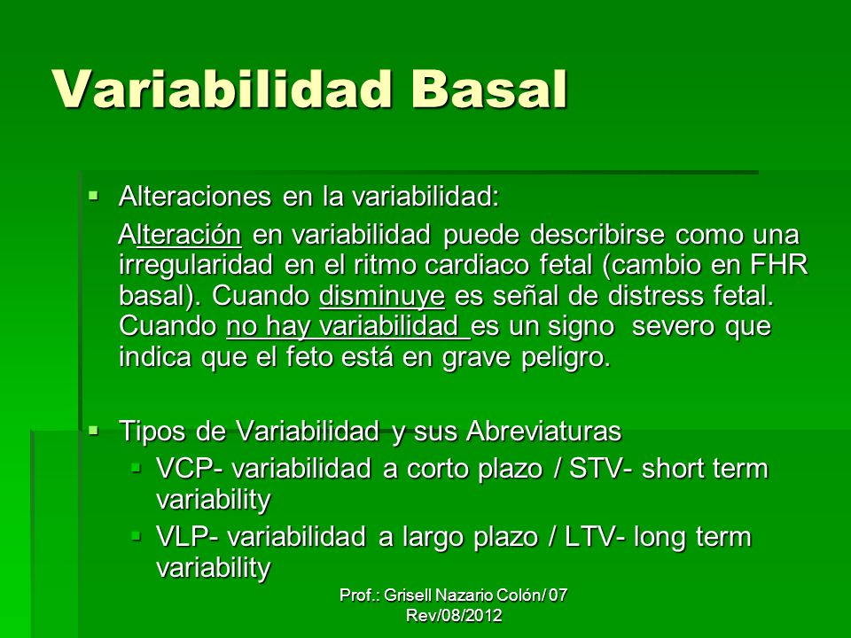 Prof.: Grisell Nazario Colón/ 07 Rev/08/2012