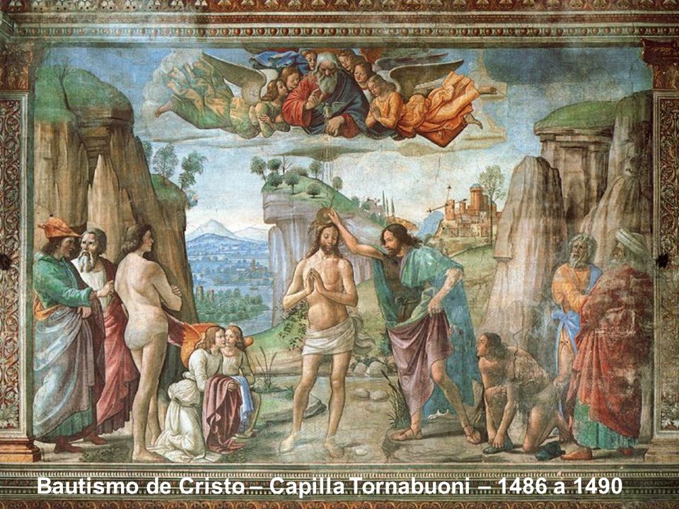 Bautismo de Cristo – Capilla Tornabuoni – 1486 a 1490