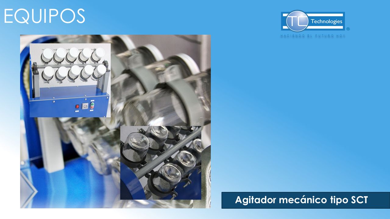 equipos HACIENDO EL FUTURO HOY Agitador mecánico tipo SCT
