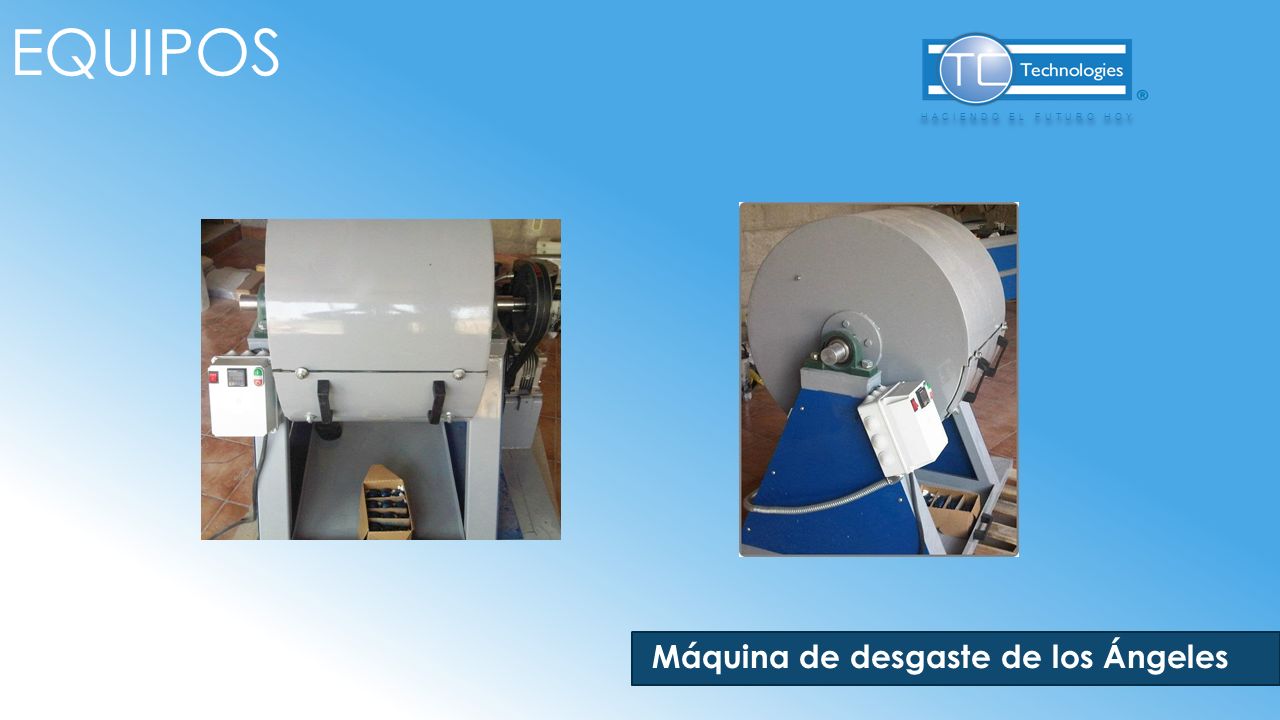 equipos HACIENDO EL FUTURO HOY Máquina de desgaste de los Ángeles