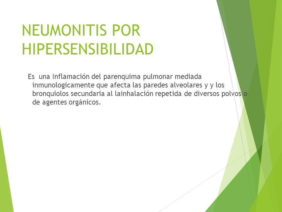 NEUMONITIS POR HIPERSENSIBILIDAD