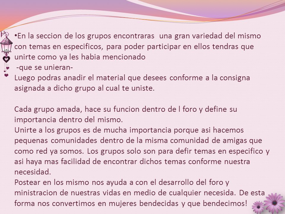 En la seccion de los grupos encontraras una gran variedad del mismo con temas en especificos, para poder participar en ellos tendras que unirte como ya les habia mencionado -que se unieran- Luego podras anadir el material que desees conforme a la consigna asignada a dicho grupo al cual te uniste.