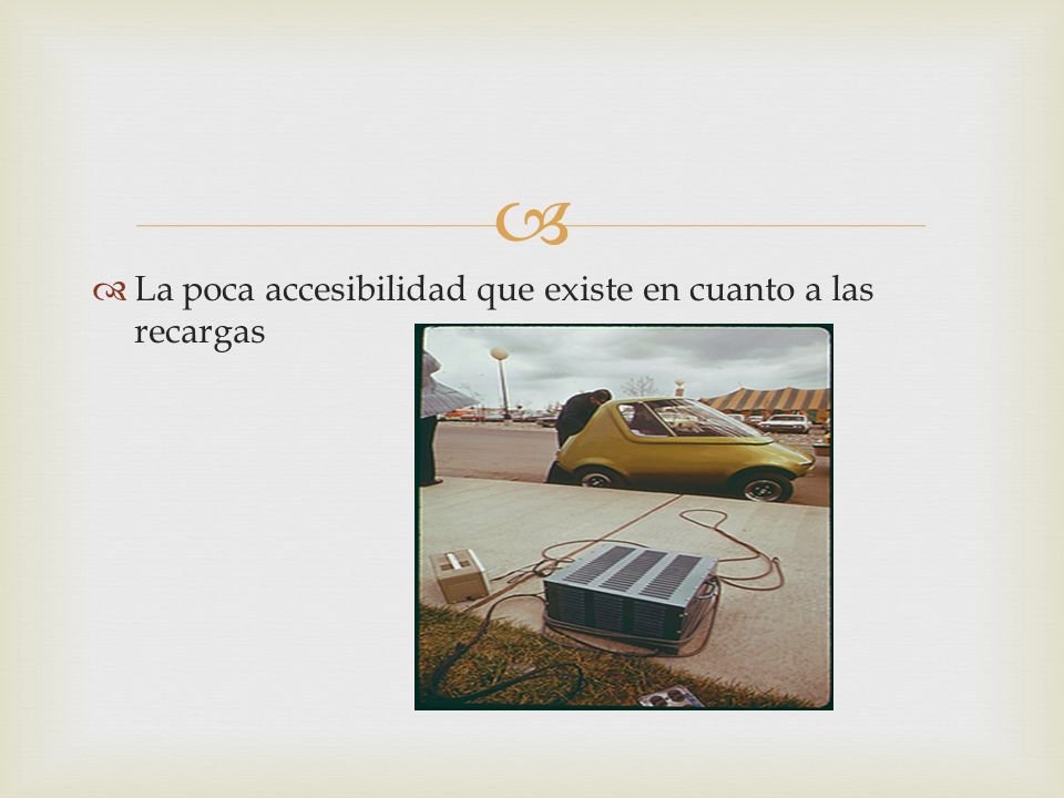 La poca accesibilidad que existe en cuanto a las recargas