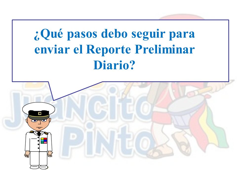 ¿Qué pasos debo seguir para enviar el Reporte Preliminar Diario