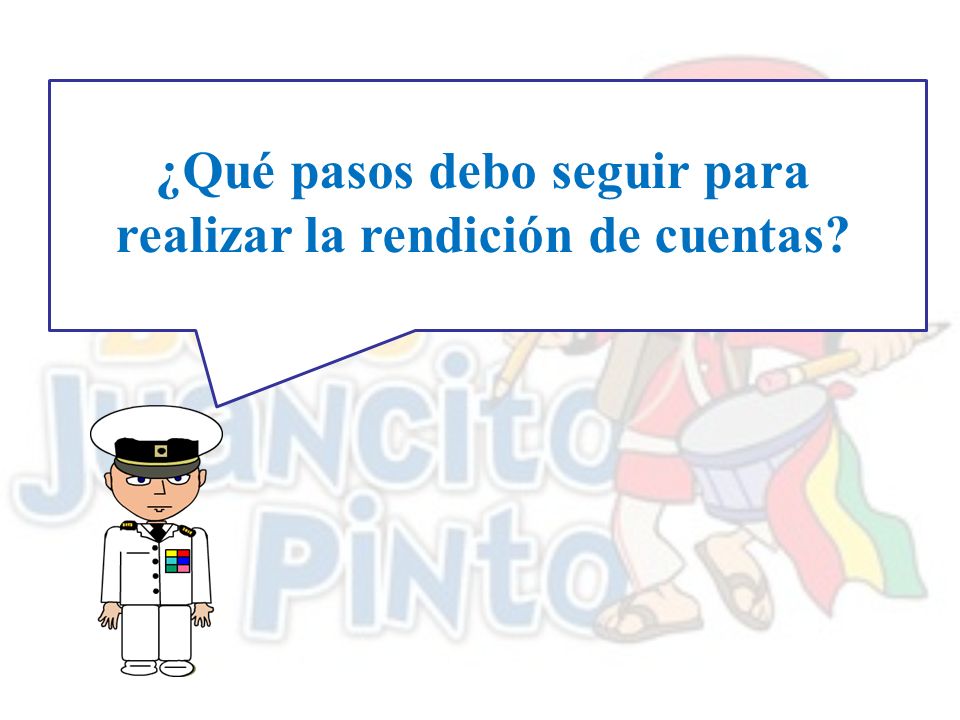 ¿Qué pasos debo seguir para realizar la rendición de cuentas