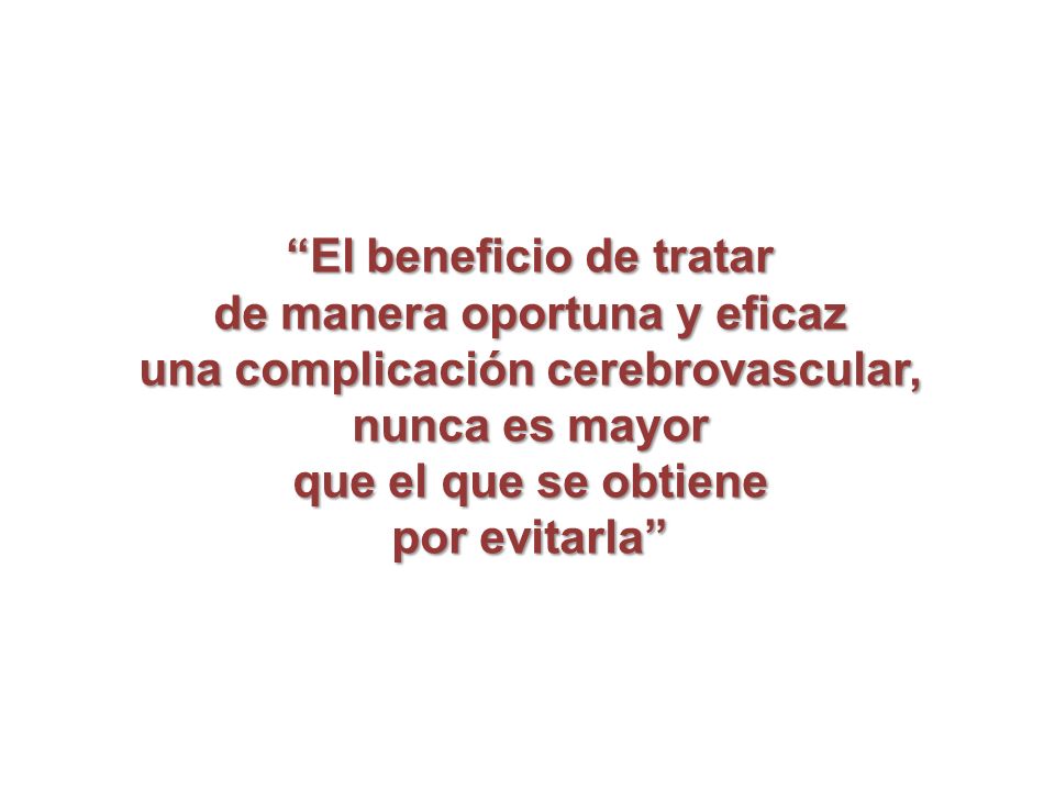 El beneficio de tratar de manera oportuna y eficaz