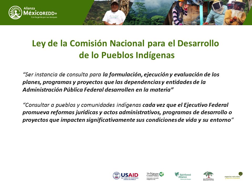 Ley de la Comisión Nacional para el Desarrollo de lo Pueblos Indígenas
