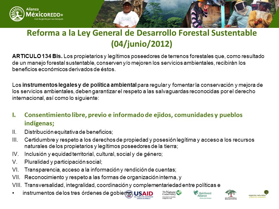 Reforma a la Ley General de Desarrollo Forestal Sustentable (04/junio/2012)