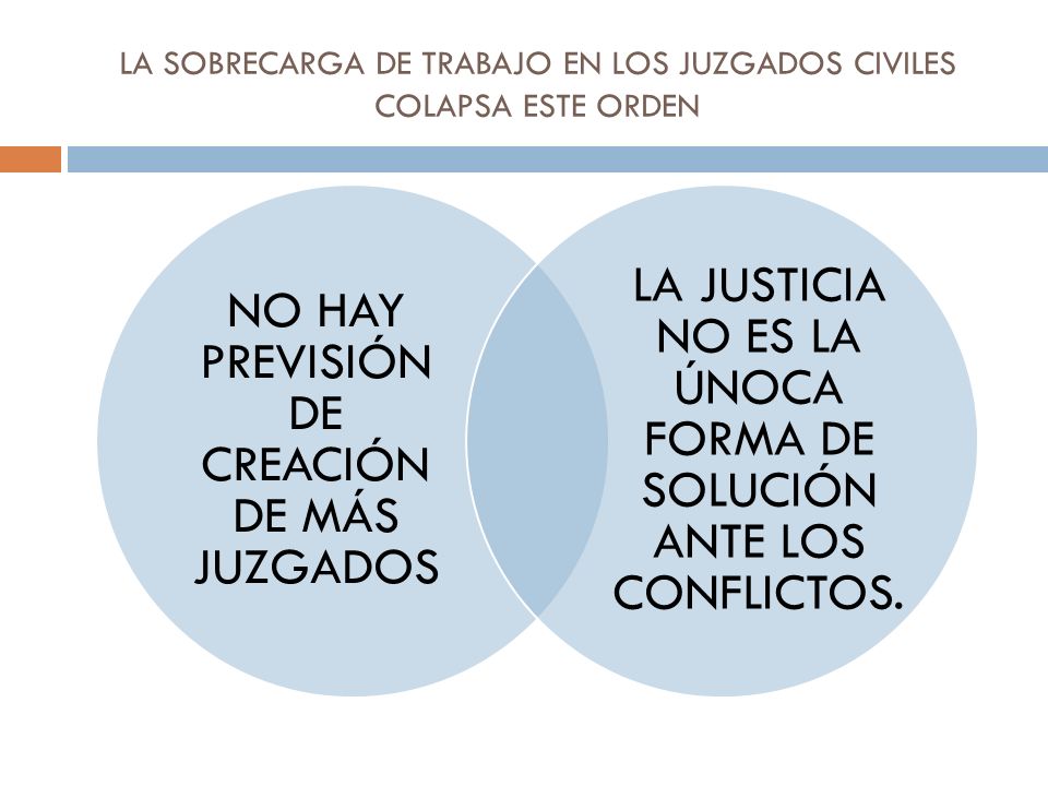 LA SOBRECARGA DE TRABAJO EN LOS JUZGADOS CIVILES COLAPSA ESTE ORDEN