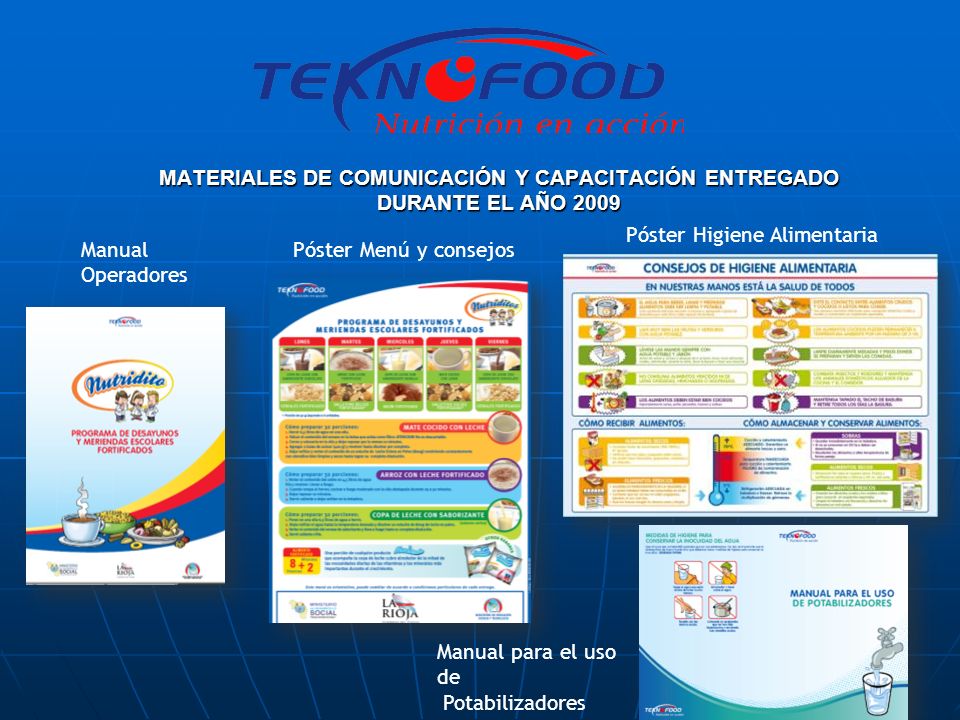 Póster Higiene Alimentaria Manual Operadores Póster Menú y consejos