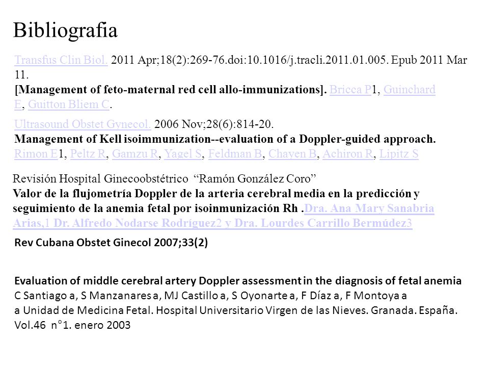 Bibliografia Transfus Clin Biol Apr;18(2): doi: /j.tracli Epub 2011 Mar 11.