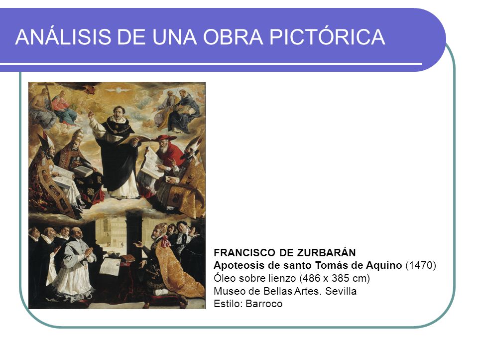 ANÁLISIS DE UNA OBRA PICTÓRICA