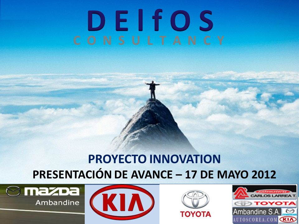 PROYECTO INNOVATION PRESENTACIÓN DE AVANCE – 17 DE MAYO 2012