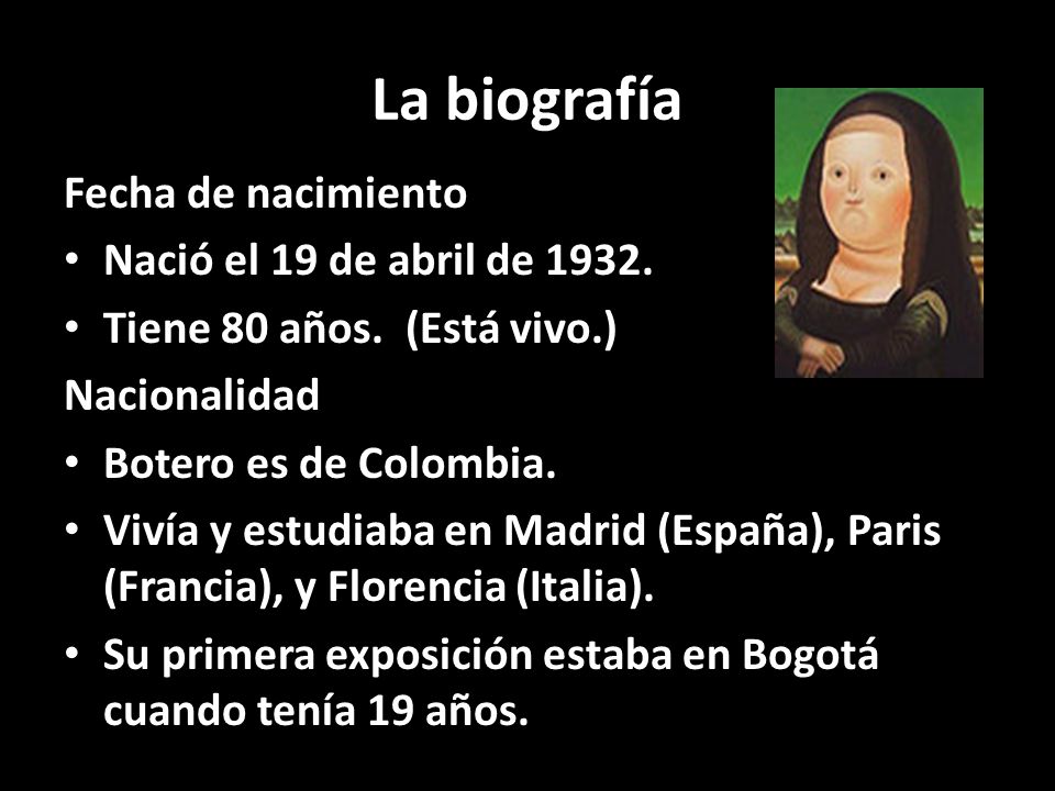 La biografía Fecha de nacimiento Nació el 19 de abril de 1932.