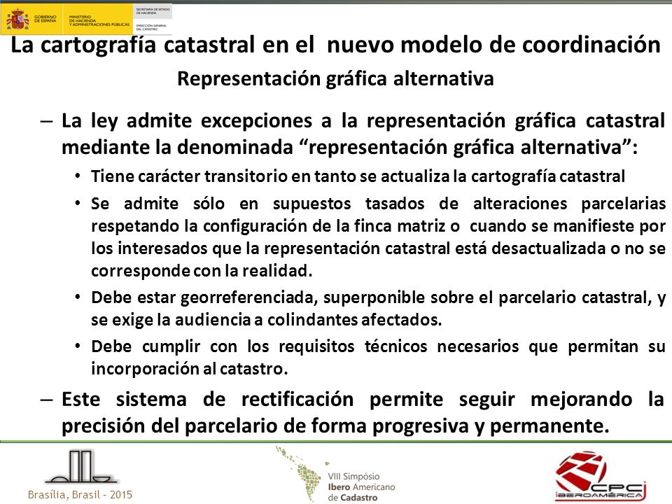 La cartografía catastral en el nuevo modelo de coordinación