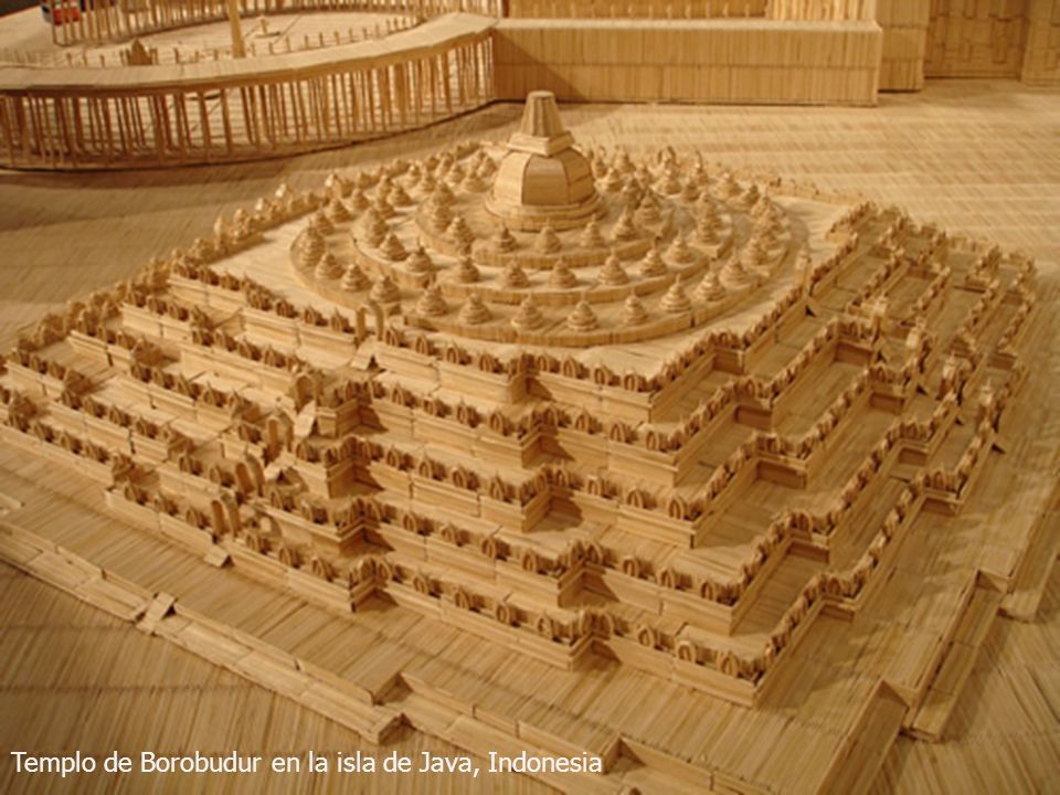 Templo de Borobudur en la isla de Java, Indonesia