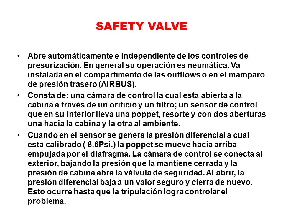 SAFETY VALVE