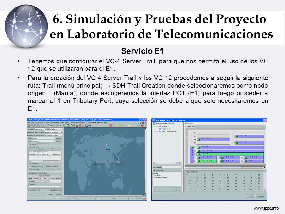 6. Simulación y Pruebas del Proyecto en Laboratorio de Telecomunicaciones