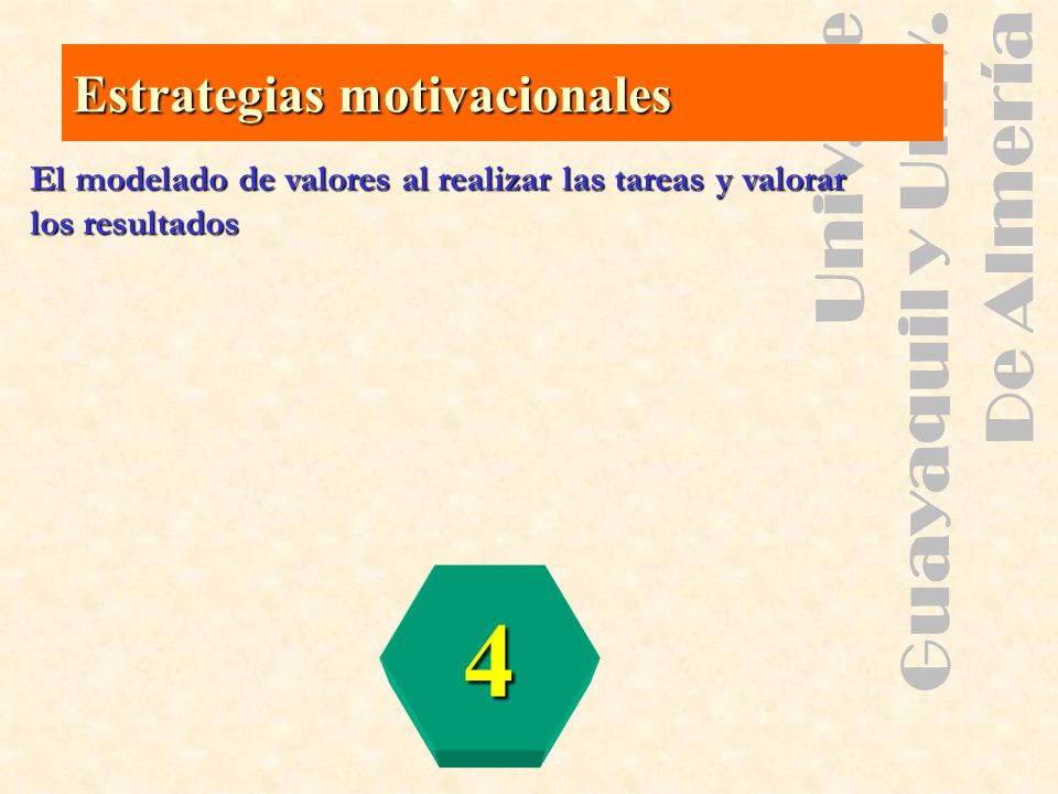 4 Univ. De Guayaquil y Univ. De Almería Estrategias motivacionales